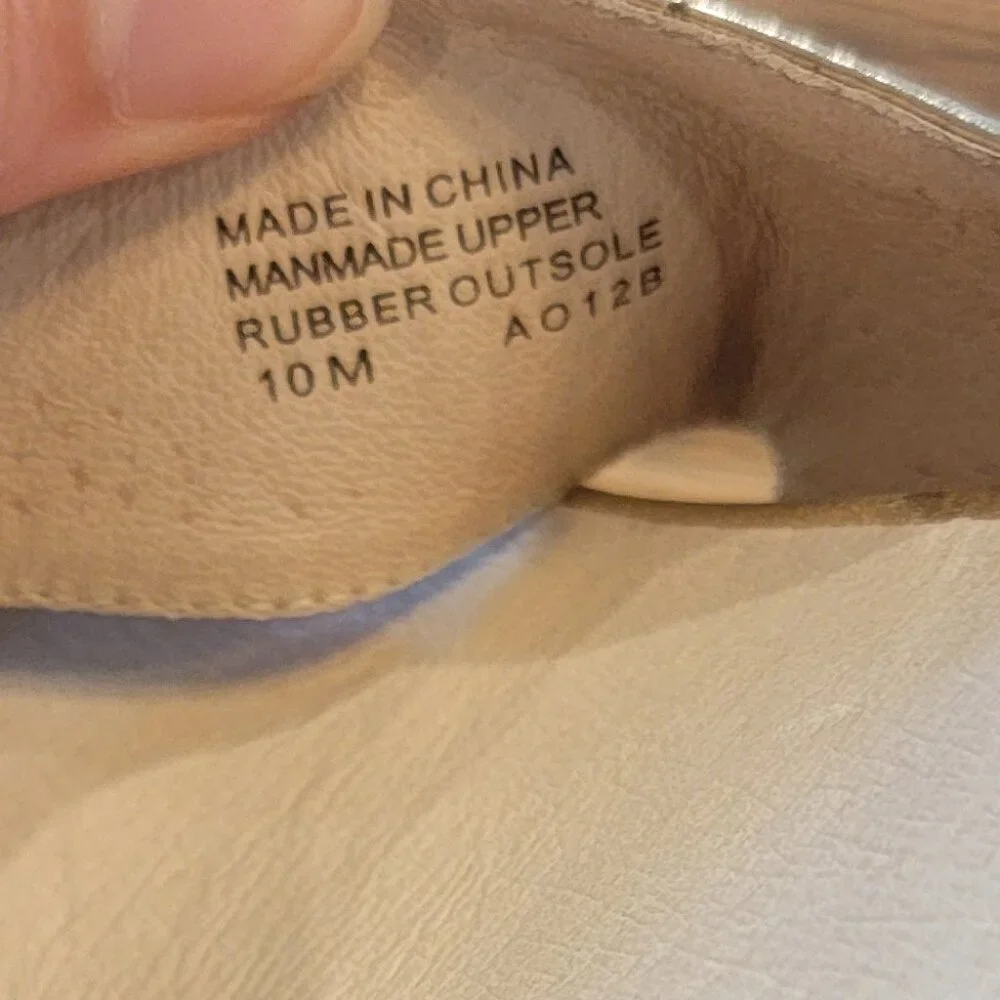 Michael Kors MK Logo Silver Espadrilles Wide Criss cross Strap 4